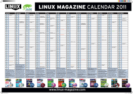 Linux Magazine Calendar 2011