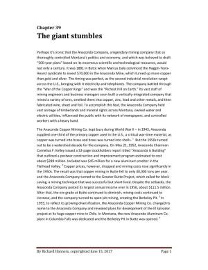 Chapter 39 – the Giant Stumbles