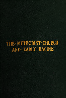 History of the First Methodist Episcopal Church, Racine, Wisconsin