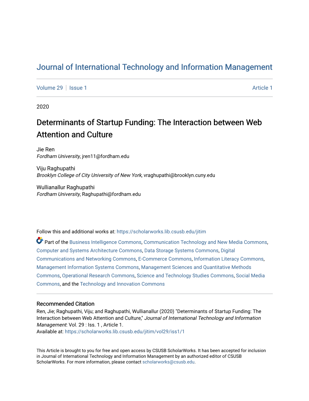 Determinants of Startup Funding: the Interaction Between Web Attention and Culture