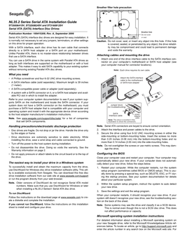 NL35.2 Series Serial ATA Installation Guide