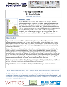 The Opposable Mind by Roger L