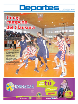 Umag Campeón Del Clausura