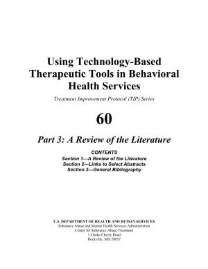 Tip 60-Using Technology-Based Therapeutic Tools