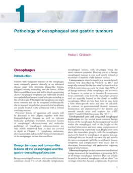 Pathology of Oesophageal and Gastric Tumours