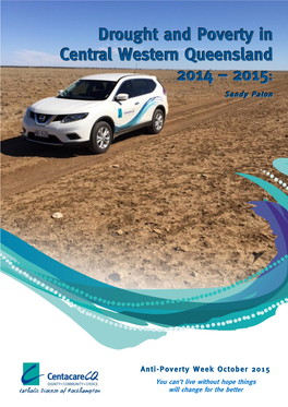 Drought and Poverty in Central Western Queensland 2014 – 2015