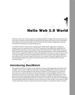 Hello Web 2.0 World