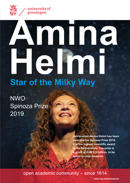 Amina Helmi; Star of the Milky