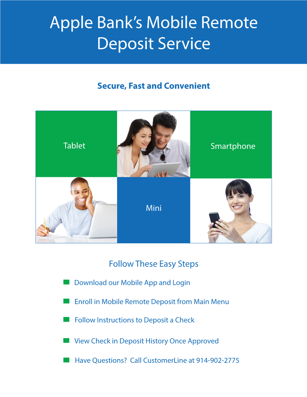 Apple Bank Mobile Remote Deposit Service