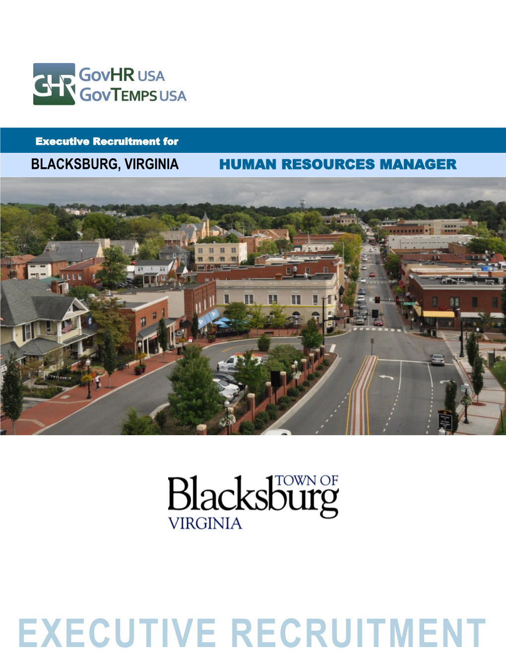 Blacksburg, Virginia Human Resources Manager