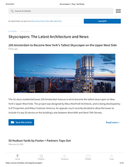 Skyscrapers: the Latest Architecture and News