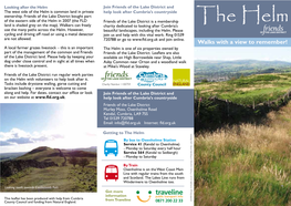 The Helm Join Friends of the Lake District and the West Side of the Helm Is Common Land in Private Help Look After Cumbria’S Countryside Ownership