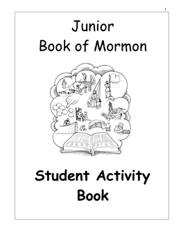 Junior Book of Mormon Student Activity Book Copyright @ 2003, 2017