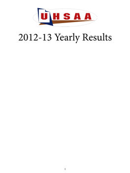 2012-13 Yearly Results