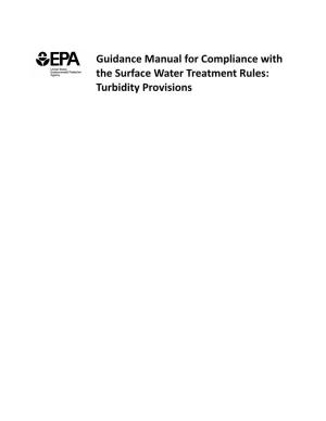 Surface Water Treatment Rule Turbidity Guidance Manual