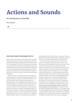 Actions and Sounds