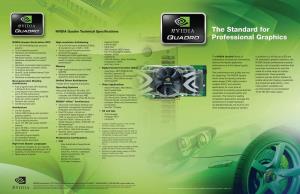 NVIDIA Quadro Technical Specifications