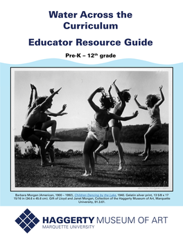 Water Across the Curriculum Educator Resource Guide
