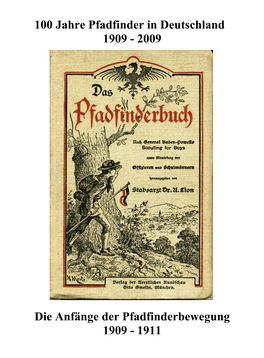 100 Jahre Pfadfinder in Deutschland 1909 - 2009