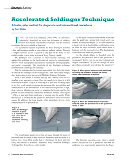 Accelerated Seldinger Technique a Faster, Safer Method for Diagnostic and Interventional Procedures by Ron Stoker