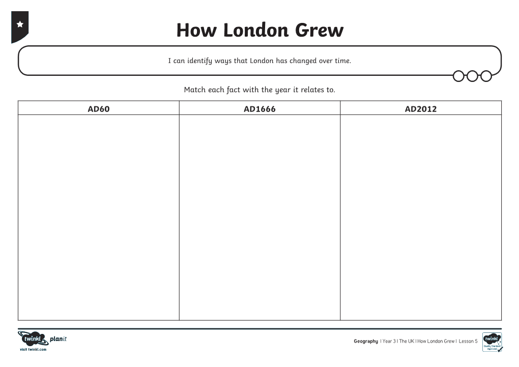 How London Grew