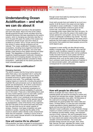Understanding Ocean Acidification