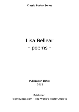 Lisa Bellear - Poems