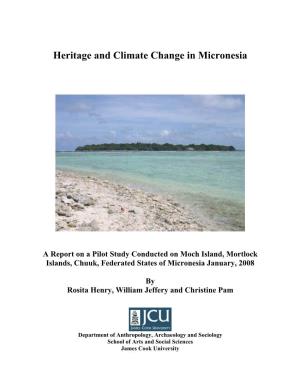 Heritage and Climate Change in Micronesia