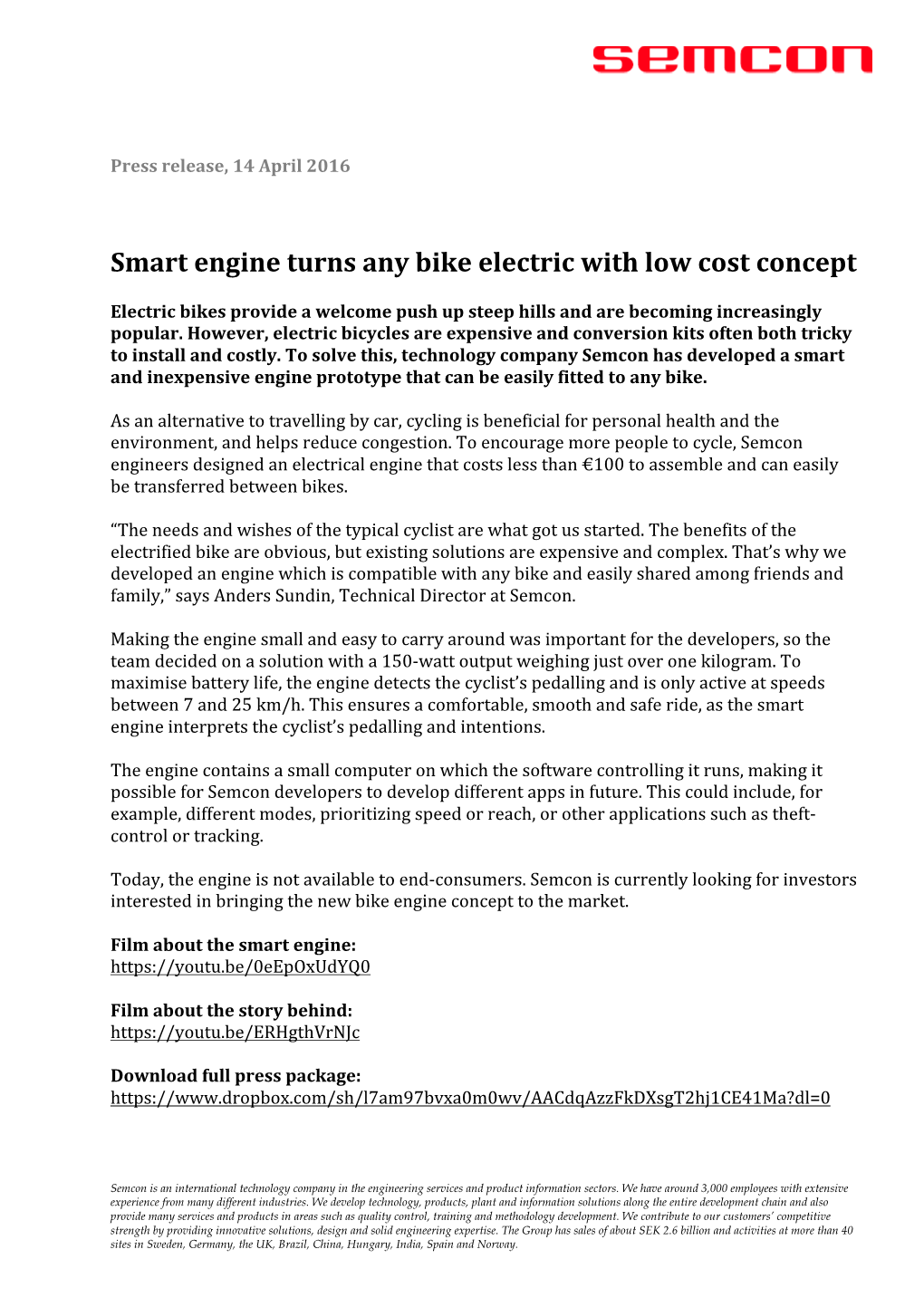 Smart Engine Turns Any Bike Electric with Low Cost Concept