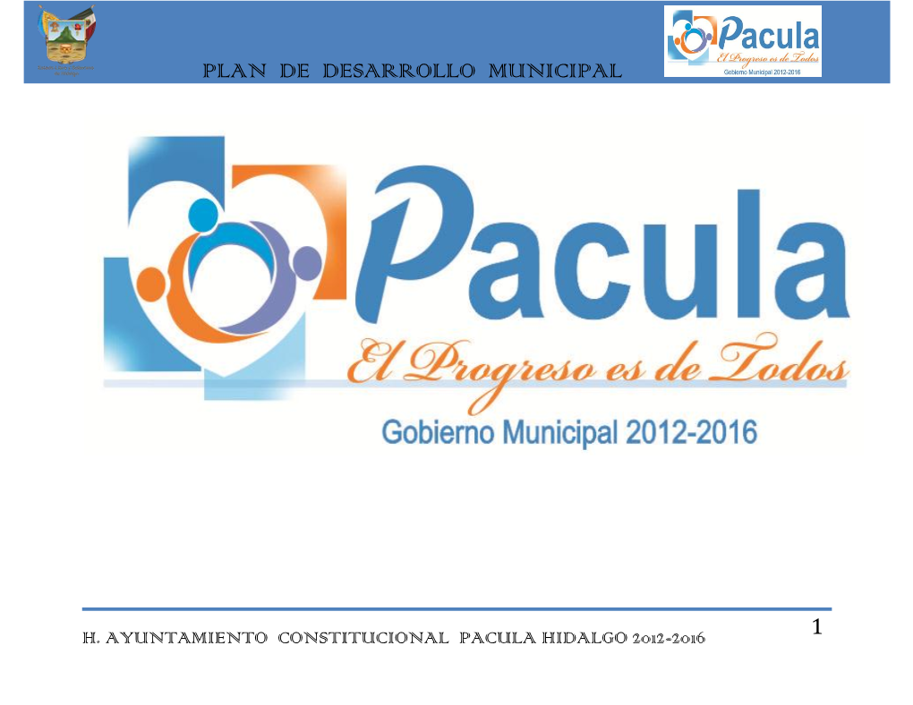 Plan De Desarrollo Municipal