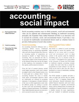 Accounting Social Impact