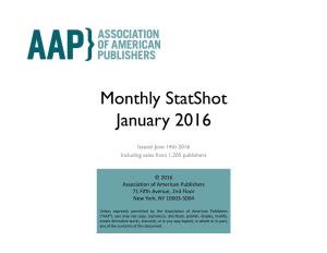 Monthly Statshot January 2016