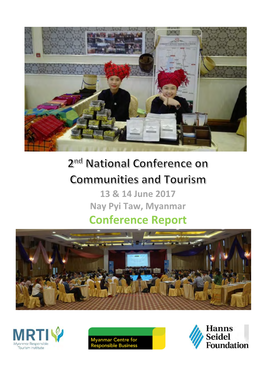 2Nd National Conference on Communities and Tourism
