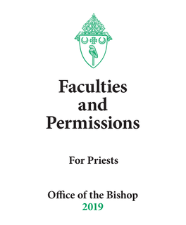 Faculties and Permissions for Priests