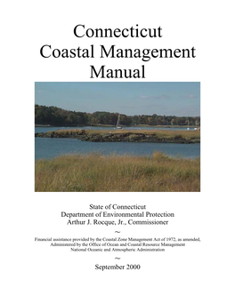Connecticut Coastal Management Manual