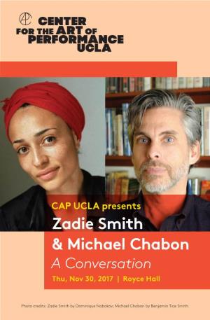 Zadie Smith & Michael Chabon