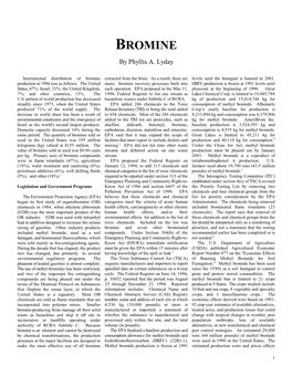 BROMINE by Phyllis A