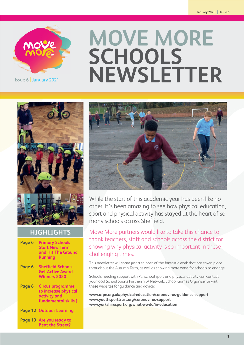 Move More Schools Newsletter