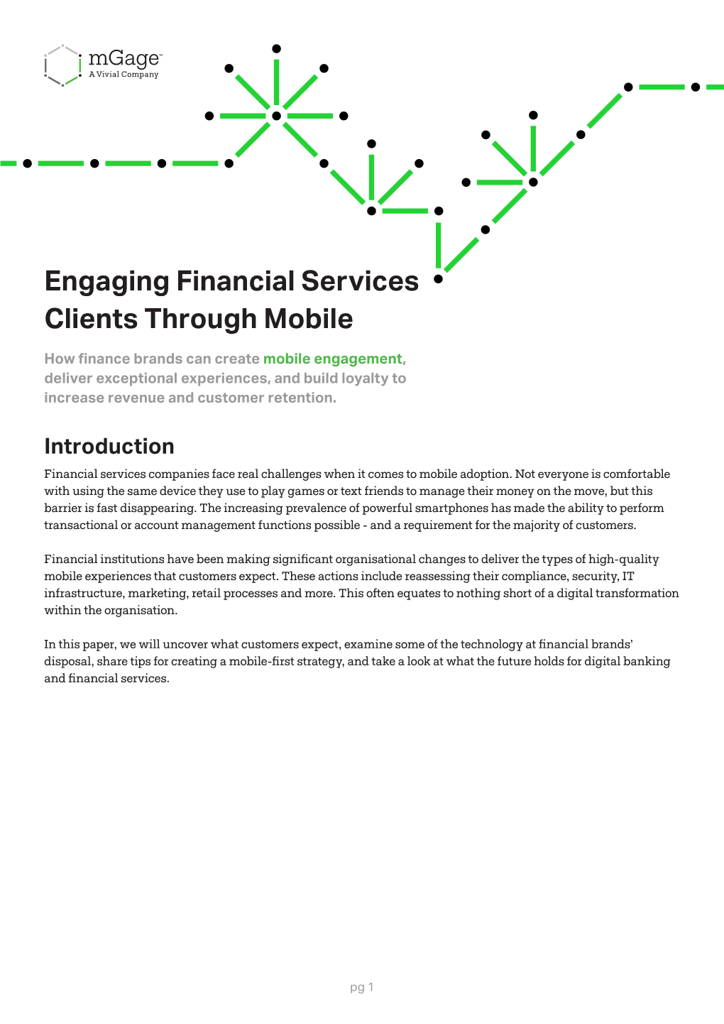 Engaging Financial Services Clients Through Mobile