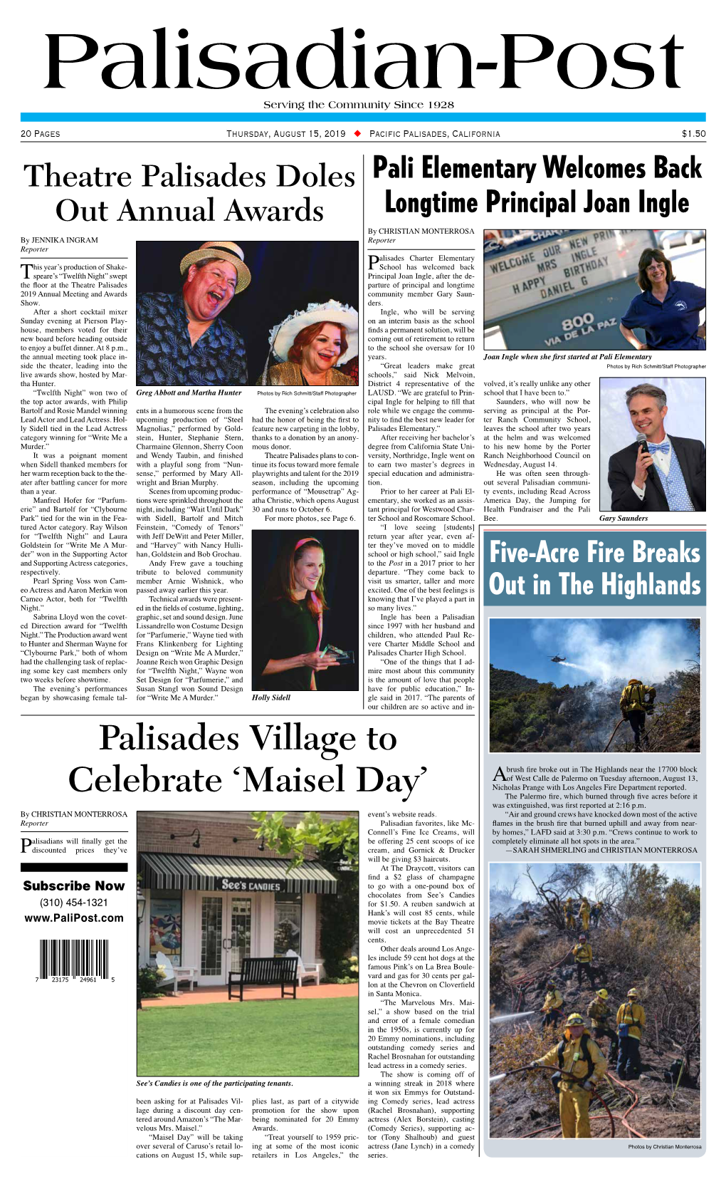 Palisades Village to Celebrate