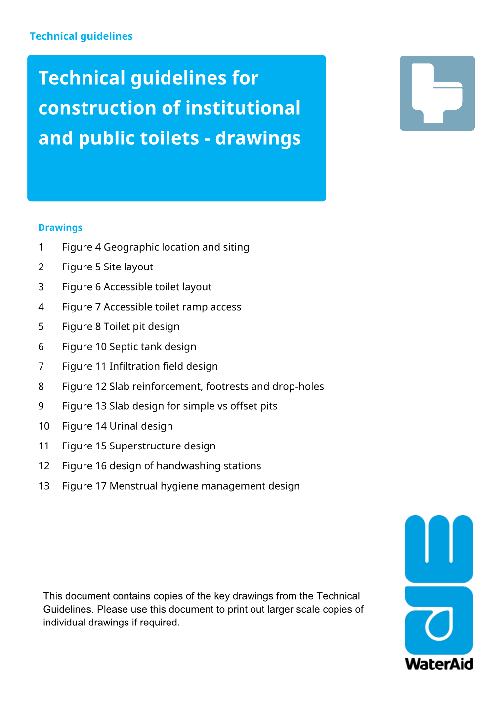 Technical Guidelines for Construction of Institutional and Public Toilets