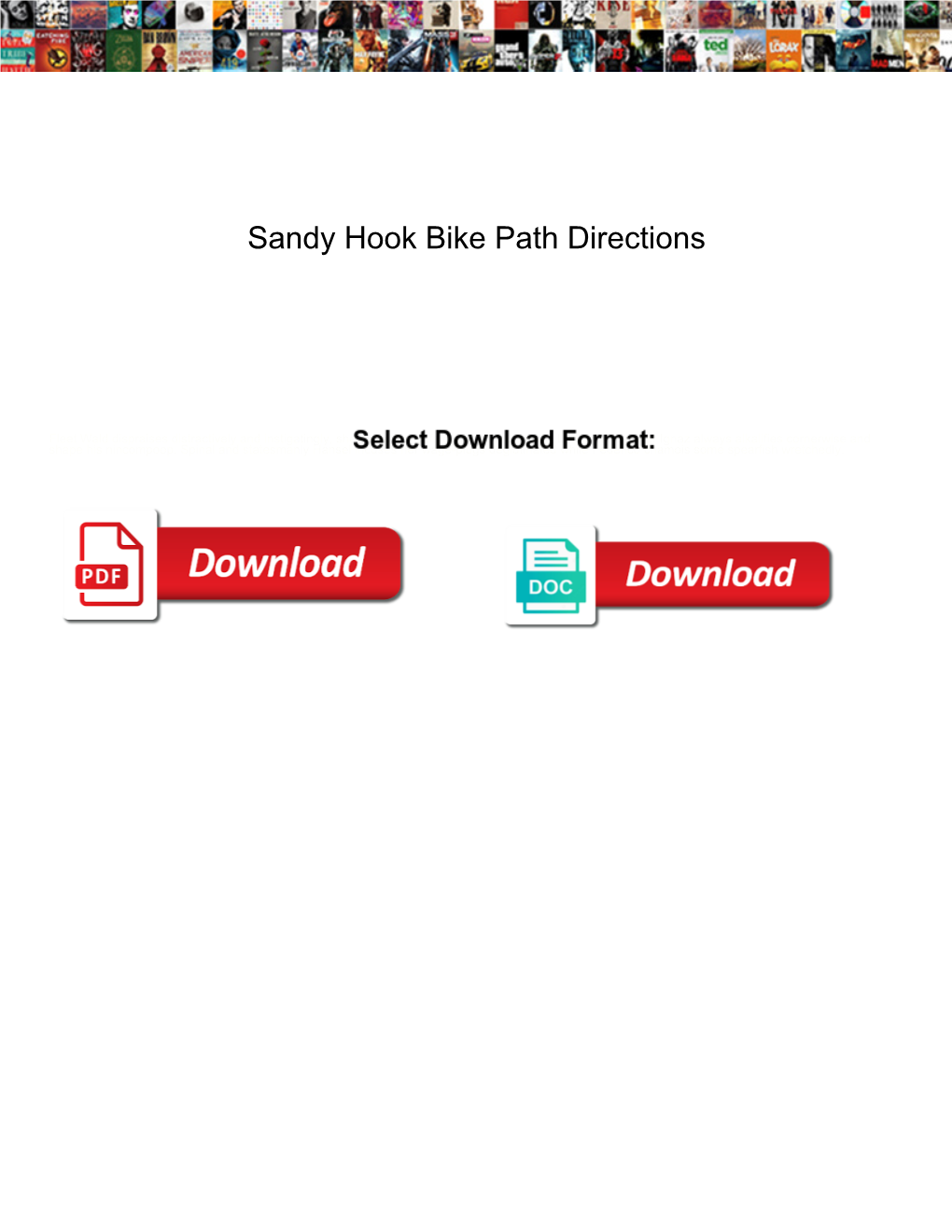 Sandy Hook Bike Path Directions