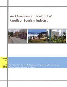An Overview of Barbados' Medical Tourism Industry – Version
