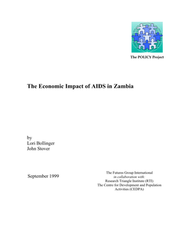 The Economic Impact of AIDS in Zambia