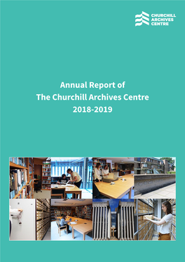 Annual Report of the Churchill Archives Centre 2018-2019