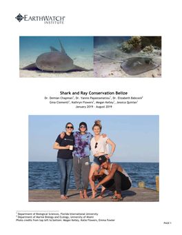 Shark and Ray Conservation Belize Dr
