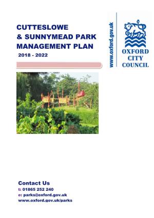 Cutteslowe & Sunnymead Park