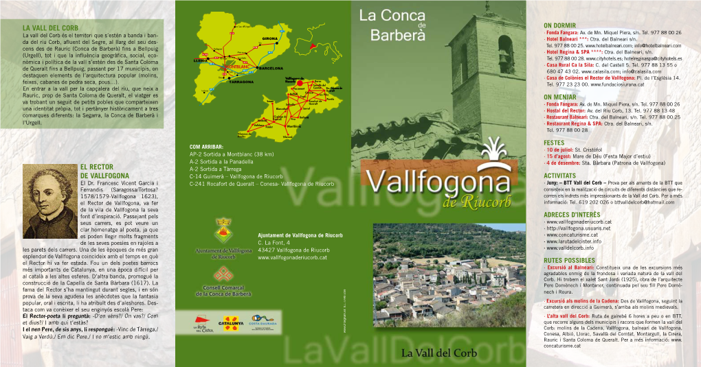 El Rector De Vallfogona La Vall Del Corb