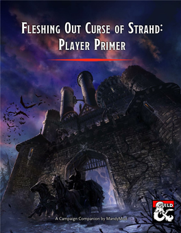 Fleshing out Curse of Strahd: Player P