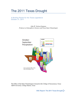 The 2011 Texas Drought